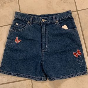 Girls Jean Shorts w/ Butterflies
